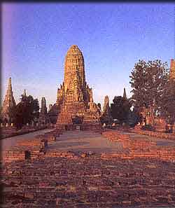 Temple of Ayuttaya. Possible get excursion from the hotel and resort of krabi 